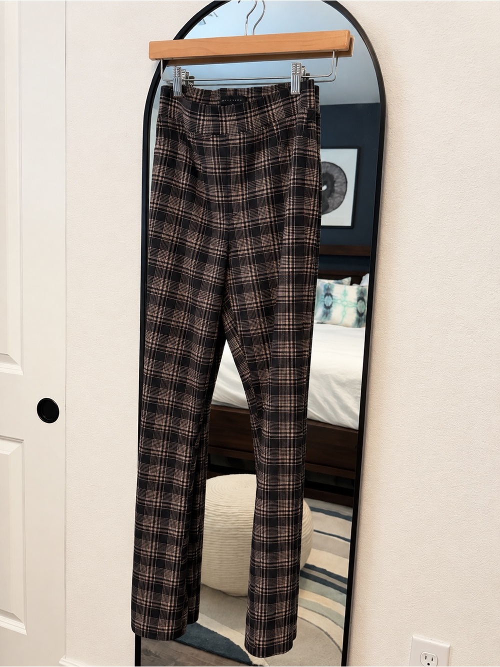 Sanctuary Women’s Plaid Pants - Brown/Black